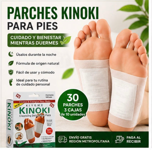 🔥 Parches Kinokis para pie 🦶