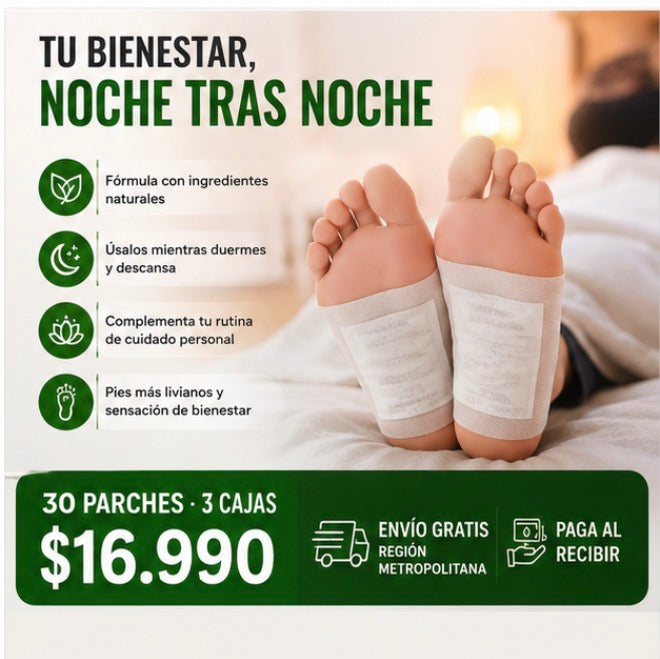 🔥 Parches Kinokis para pie 🦶