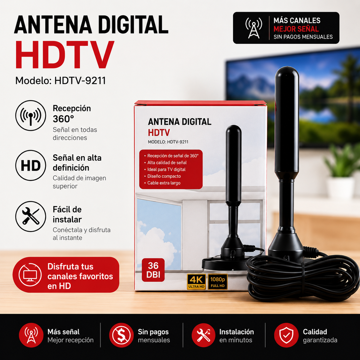 📺 ANTENA DIGITAL FULL HD