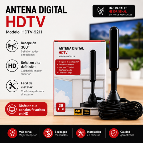 📺 ANTENA DIGITAL FULL HD