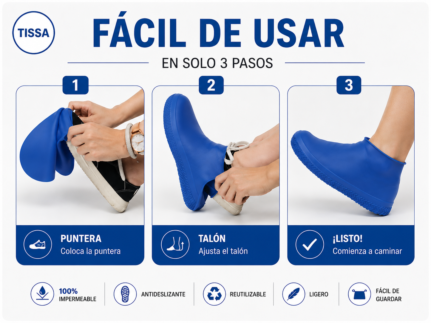 Cubrezapatos Impermeables (Pack 2x1)